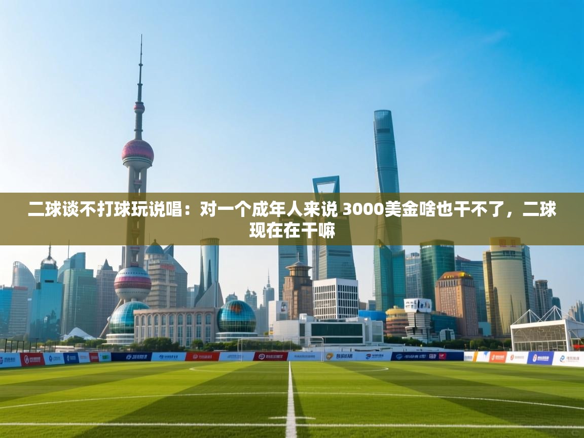 二球谈不打球玩说唱:对一个成年人来说 3000美金啥也干不了,二球现在在干嘛 第2张