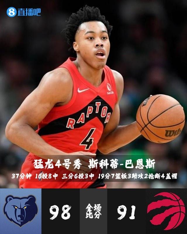 公牛不敌灰熊，小托马斯无奈23分